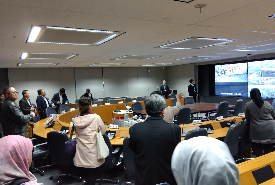 Disaster Countermeasures Room of Ibaraki Prefectural Government