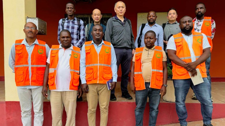 Group Photo with the National Institute for Disaster Management (INGD) Officials