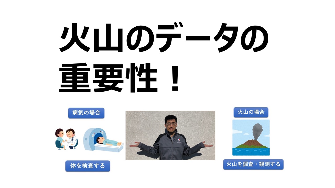 噴火から命や暮らしを守るために必要な火山のデータ