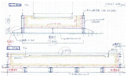 図2 地盤用コンテナの設計時スケッチ