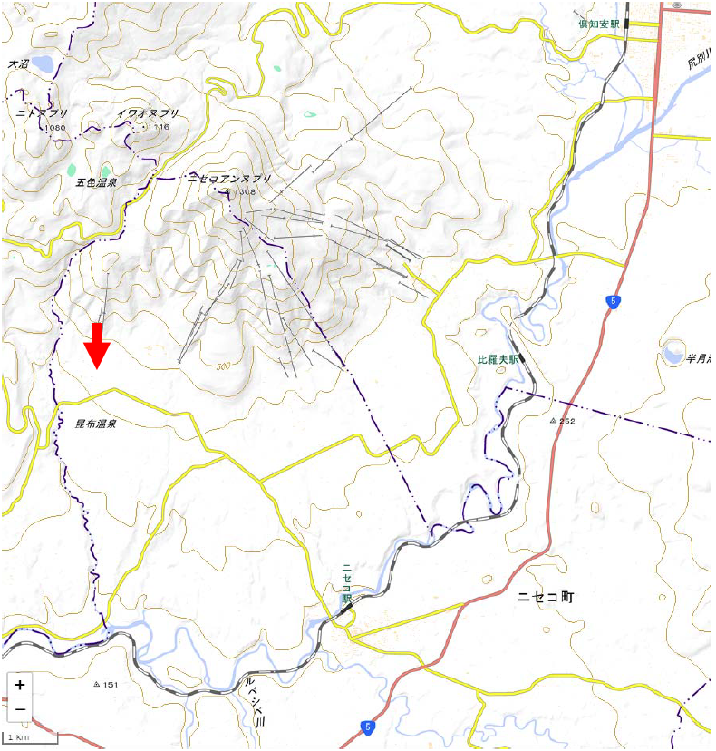 国土地理院地図（電子国土web）より