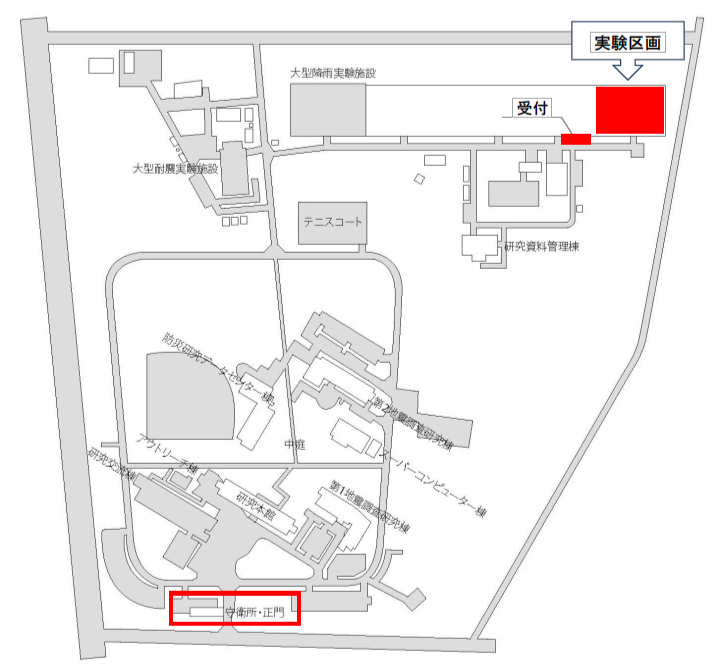 当日の受付場所・駐車場のご案内