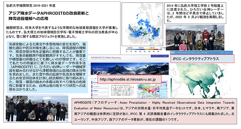 弘前大学大学院理工学研究科における雪氷防災研究