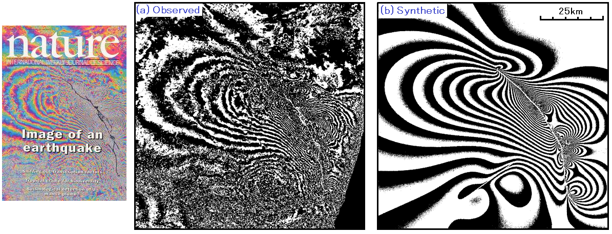 Usage example in the 1992 Landers earthquake (Massonnet et al., 1993)