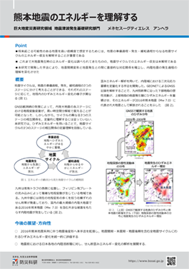熊本地震のエネルギーを理解する