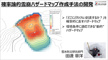 確率論的雪崩ハザードマップ作成手法の開発