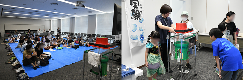 「ふるリポ！」で気象リポート　昨年の様子