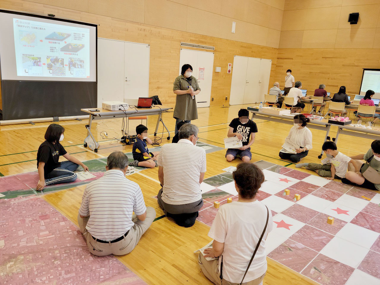 考える－豪雨災害時の避難を考えるの様子