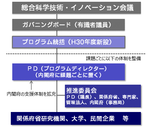 実施体制の内容を図で示しています。