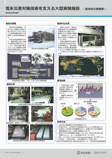 実験棟紹介ポスター