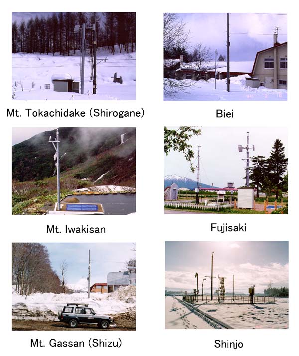 left:slope site, right:plain site