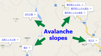 avalanche slopes