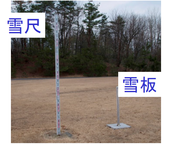 雪尺と雪板