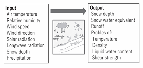 Snowpack simulation