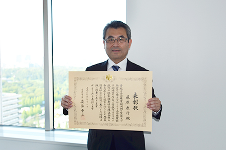 社会防災システム研究部門の藤原広行部門長(レジリエント防災・減災研究推進センター センター長兼任)